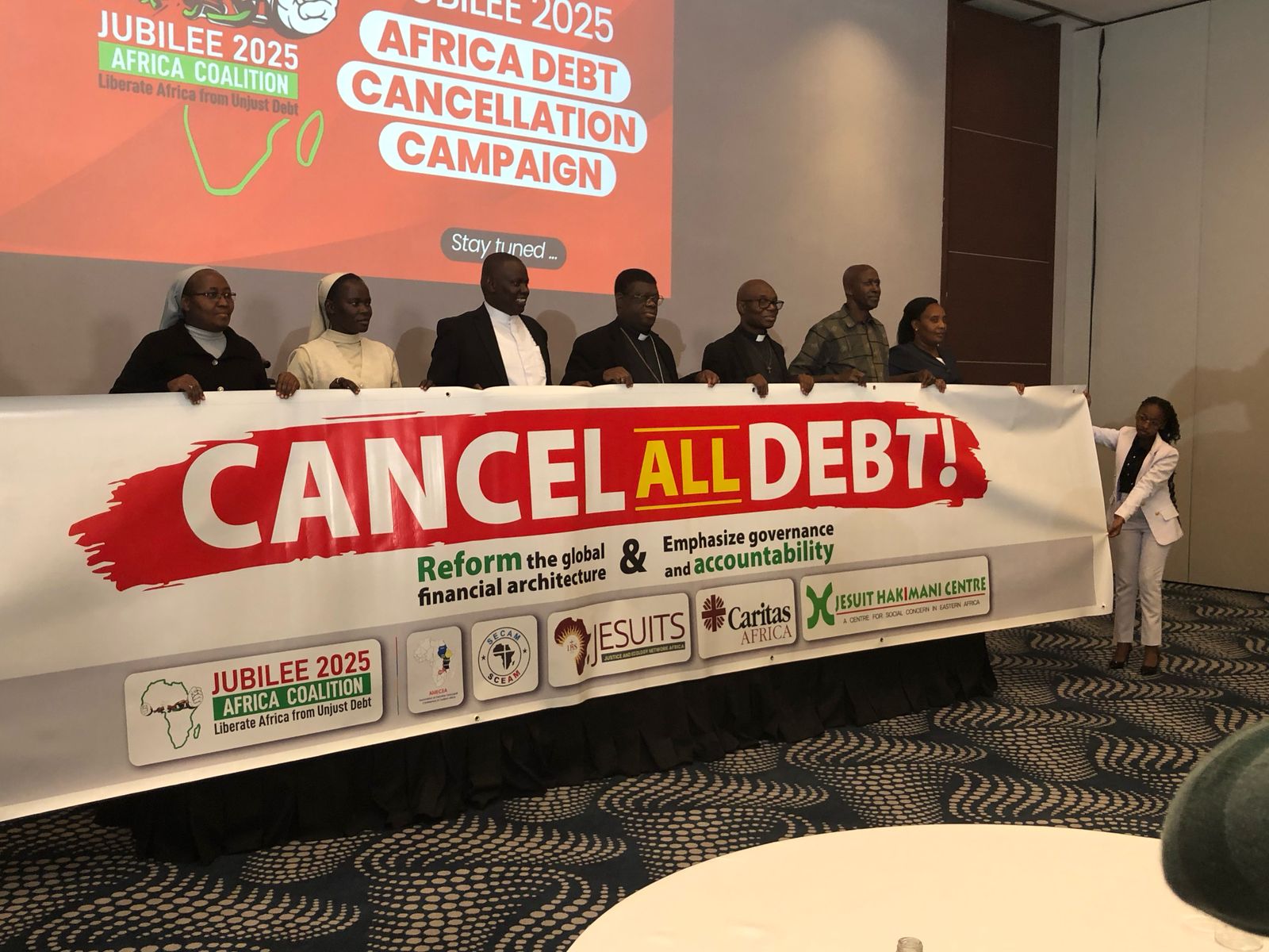 Catholic Church Launches Jubilee 2025 Debt Relief Campaign in Nairobi, Kenya.