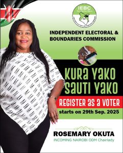 IEBC Voter Drive Boosts ODM Women’s Push for Rosemary Okuta in Nairobi.