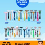 BIC Marks 50 Years of Shaving Innovation