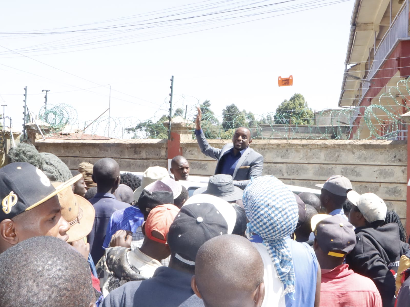 kabete mp aspirant ,James Wanjohi issues ultimatum over dilapidated muguga primary school toilet