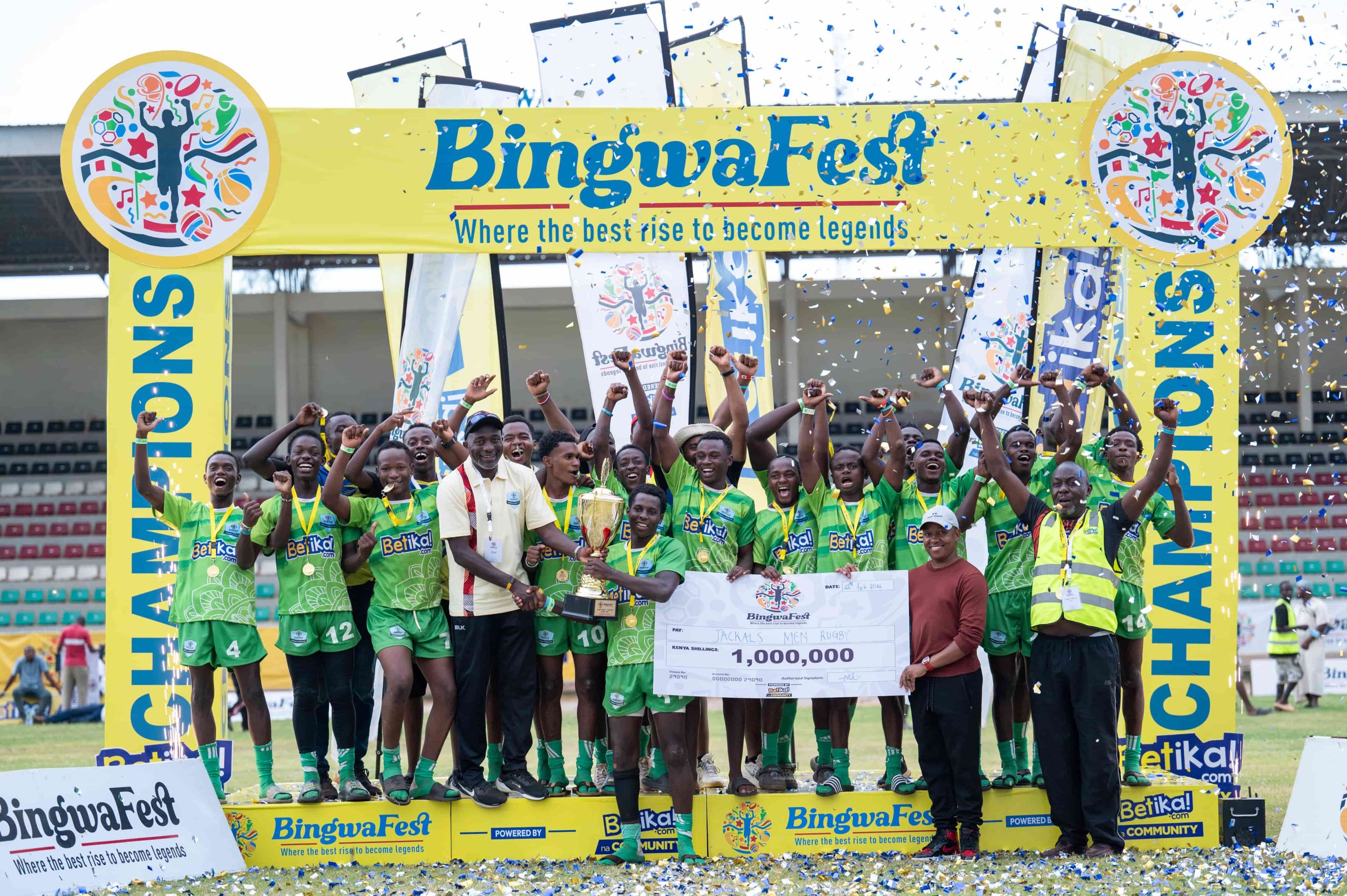 Bandari Youth Retain Coast Crown as Free Nation, Jackals Shine at BingwaFest in Kwale  