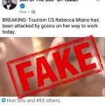 Fake News Alert: No Confirmation of Claims That Tourism CS Rebecca Miano Was Attacked