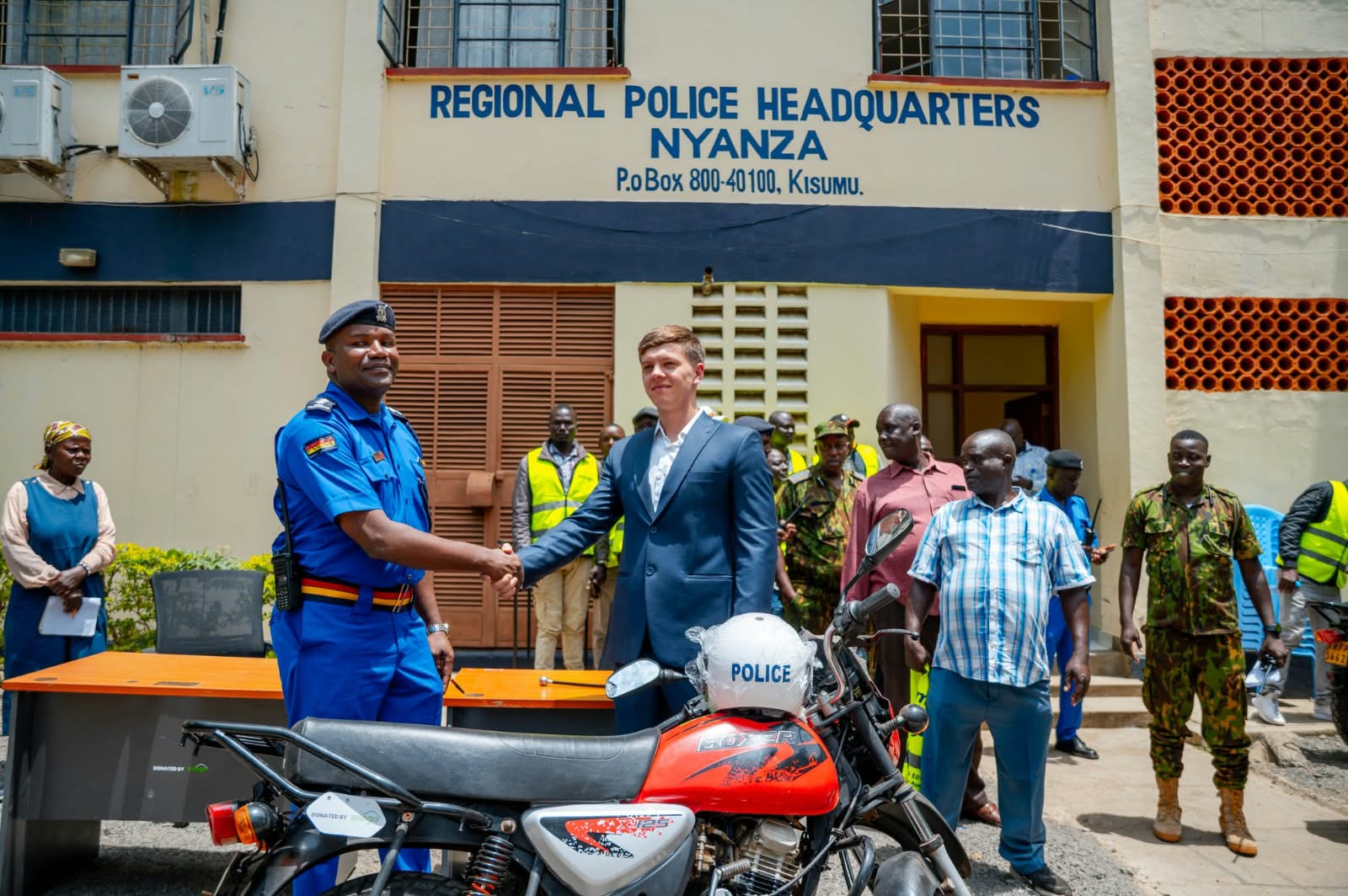 Mogo Donates Motorcycles to Kisumu Police to Boost Fight Against Theft