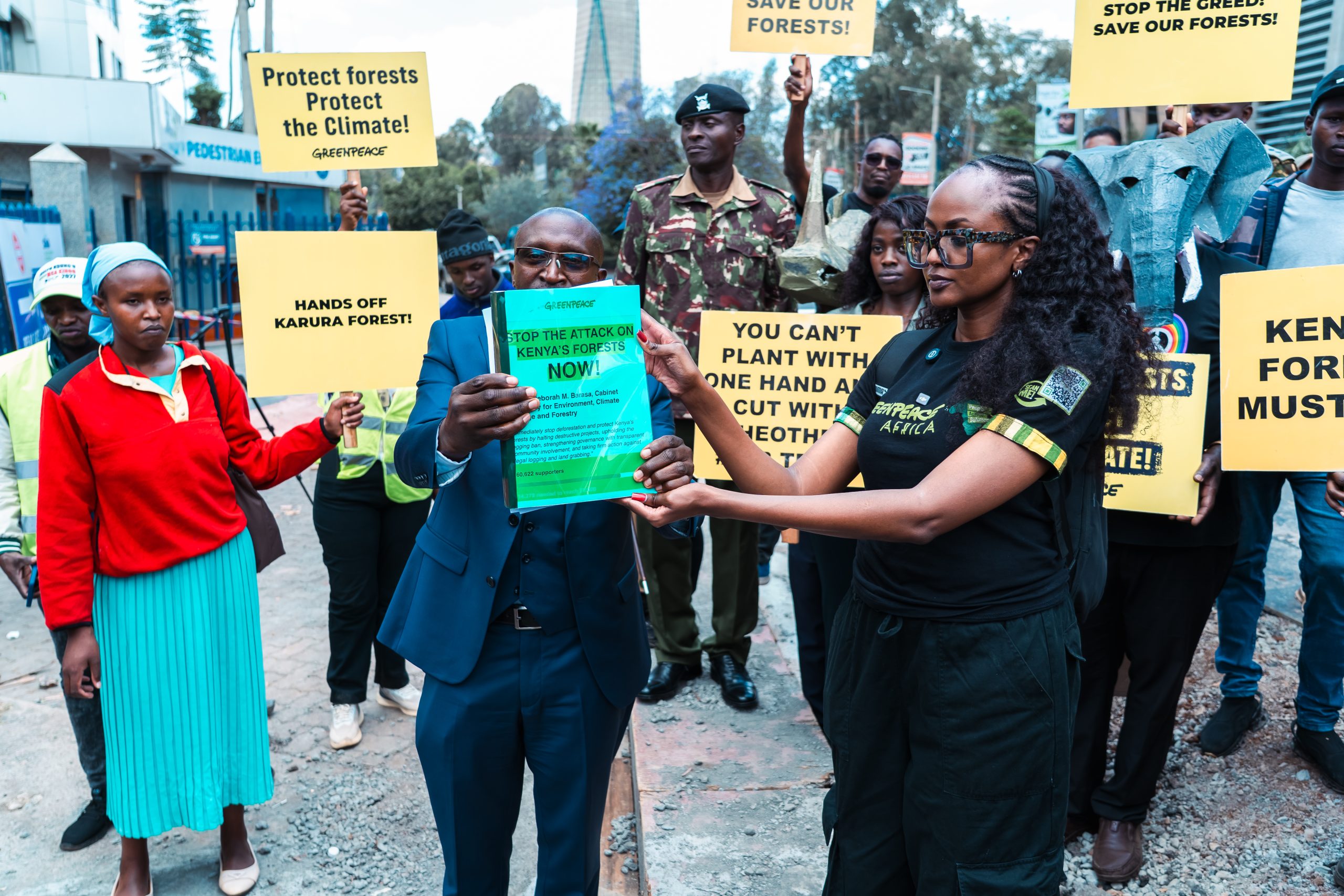 Greenpeace Africa Leads 60,000-Kenyan Petition to Halt Forest Destruction